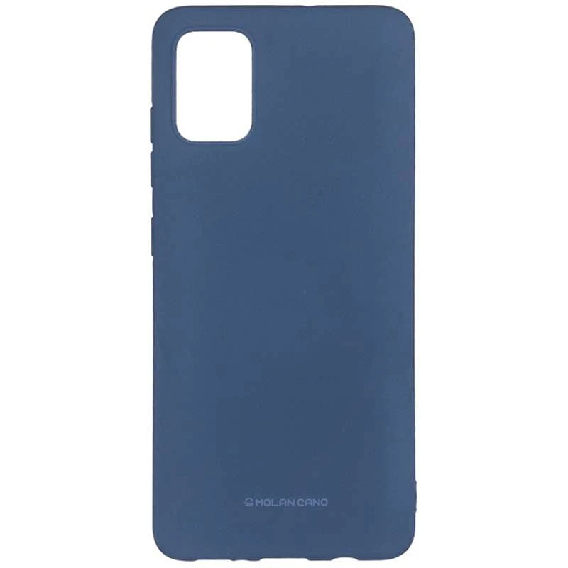 

Силиконовый чехол Molan Cano Smooth для Samsung Galaxy A02s (Синий), Синій