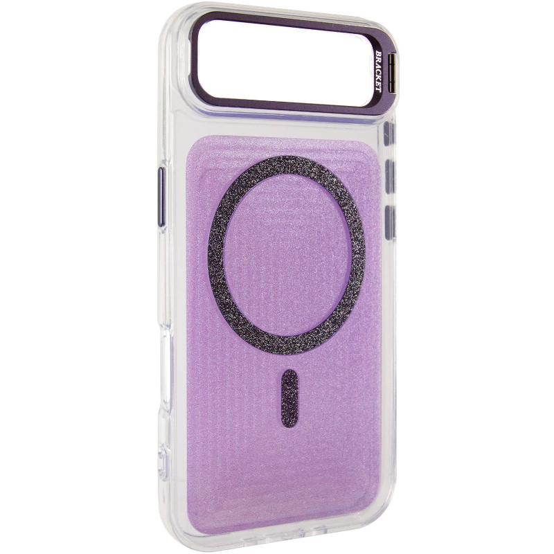 Чехол TPU+PC Jewel Sparkle with MagSafe для Apple iPhone 17 Air (6.5") – Lavender Glitter. Фото 2 из 8