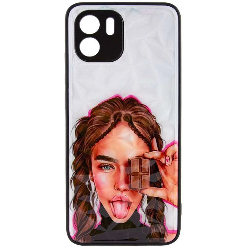 Стеклянный чехол Prisma Ladies на Xiaomi Redmi A1 / A2 – Chocolate. Фото 3 из 5