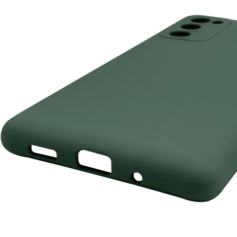 Чохол Silicone Case Lakshmi Premium із закритою камерою для Samsung Galaxy S20 FE – Зелений / Cyprus Green. Фото 10 з 10