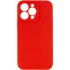 Чехол с защитой камеры Silicone Case для Apple iPhone 16 Plus – Красный / Red. Фото 1 из 3
