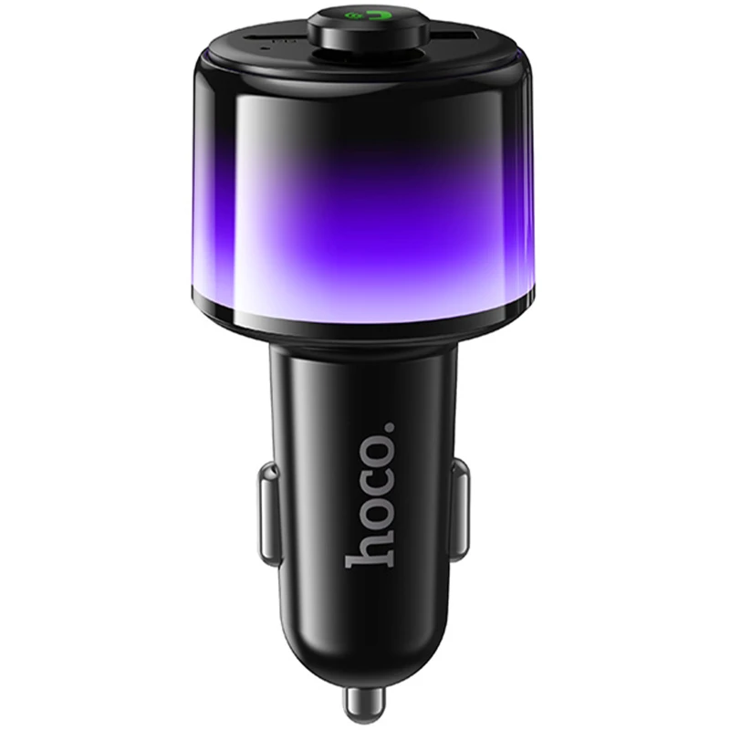 АЗП FM модулятор Hoco E166 Path PD42W+QC3.0 (1USB-A/1C) – Black. Фото 5 з 6