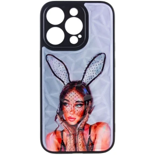 Стеклянный чехол Prisma Ladies на Apple iPhone 14 Pro Max (6.7") — Rabbit