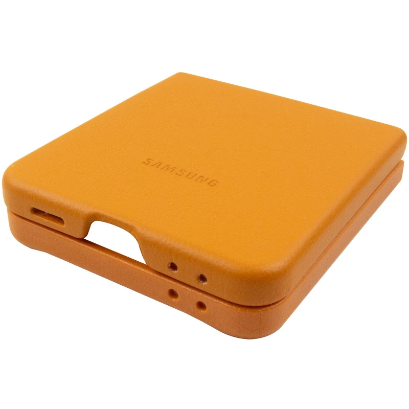 Шкіряний чохол Leather Case Premium на Samsung Galaxy Z Flip5 – Brown. Фото 7 з 10