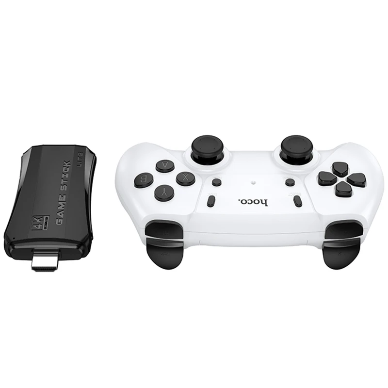Игровая приставка Hoco GA31 + два беспроводных геймпада for PC – White. Фото 4 из 6