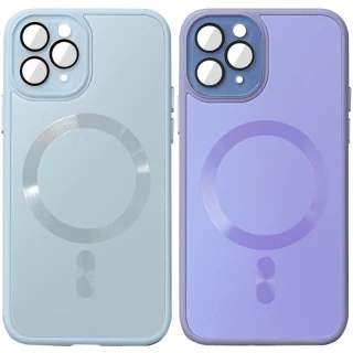 Силиконовый сапфировый чехол с защитой камеры на с MagSafe на Apple iPhone 12 Pro (6.1") фото 1 Силиконовый сапфировый чехол с защитой камеры на с MagSafe на Apple iPhone 12 Pro (6.1") фото 1 из 2