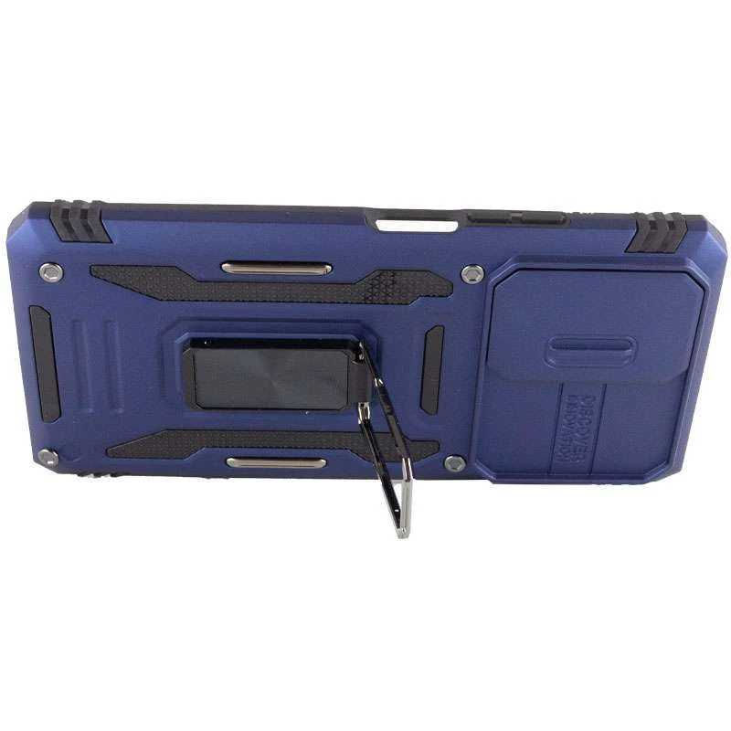 Ударостійкий чохол Square Ring зi шторкою на камеру на Xiaomi 11T / 11T Pro – Синій / Navy. Фото 6 з 7