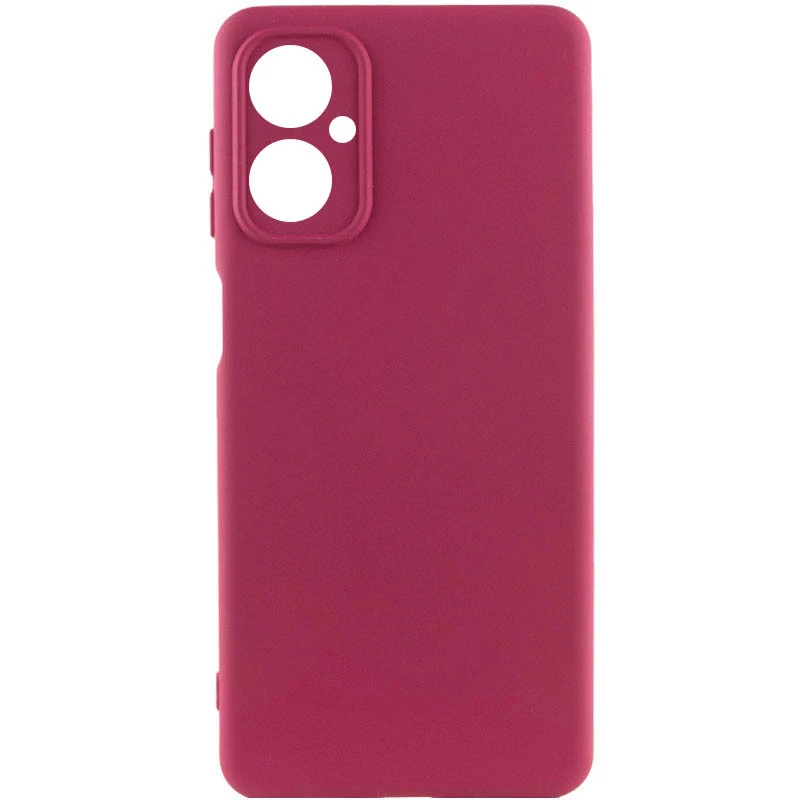 

Чехол Silicone Case Lakshmi с закрытой камерой для Motorola Moto G14 (Бордовый / Marsala), Бордовий / marsala