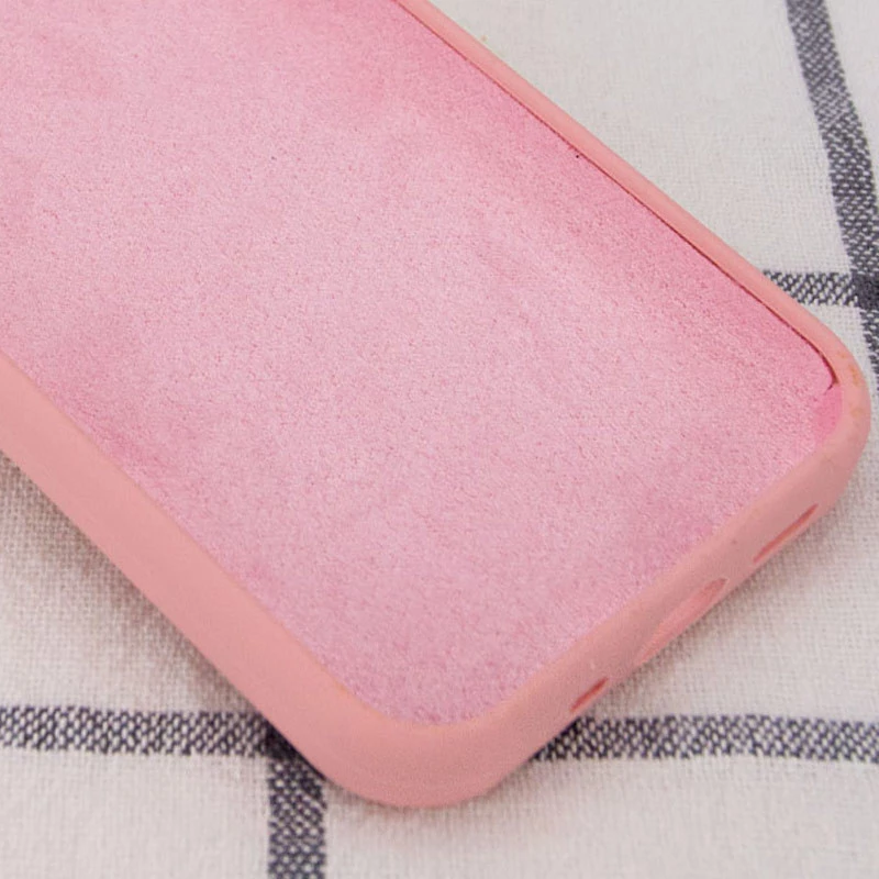 Чохол з закритим низом Silicone Case на Apple iPhone 15 Pro (6.1") – Рожевий / Pink. Фото 3 з 4