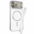 Чехол TPU+PC Pacific with Magnetic Fit and straps для Apple iPhone 18 Pro – White. Фото 1 из 3