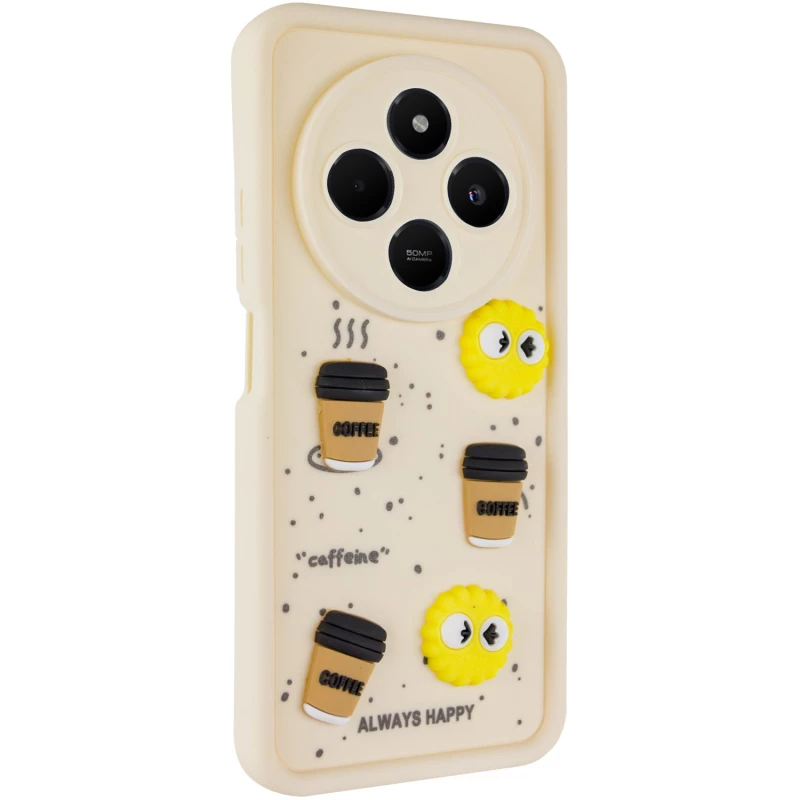 Чехол TPU Toys Case для Xiaomi Redmi 14C / Poco C75 – Sand / Always Happy. Фото 2 из 11