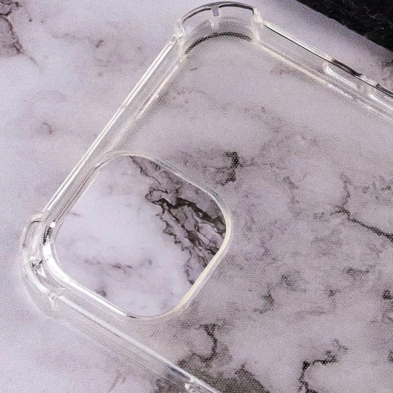 Ультратонкий силіконовий чохол GETMAN з критими бортами на Apple iPhone 14 (6.1") – Безбарвний (прозорий). Фото 7 з 15