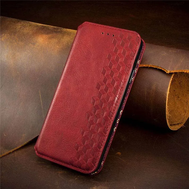Чехол книжка GETMAN Cubic для Samsung Galaxy S20 FE – Красный. Фото 5 из 5