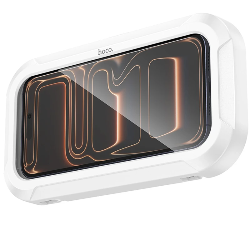 Водонепроницаемый держатель Hoco HD16 Wave настенный – White. Фото 7 из 7