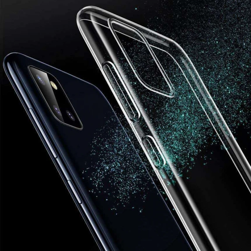 Ультратонкий силиконовый чехол 1 мм для Samsung Galaxy Note 10 Lite (A81) – Бесцветный (прозрачный). Фото 4 из 4