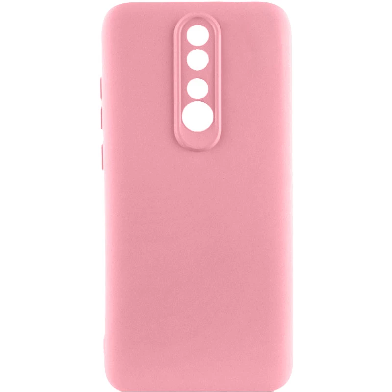 Кольоровий силіконовий чохол GETMAN із закритою камерою для Xiaomi Redmi 8 – Рожевий / Pink. Фото 1 з 1