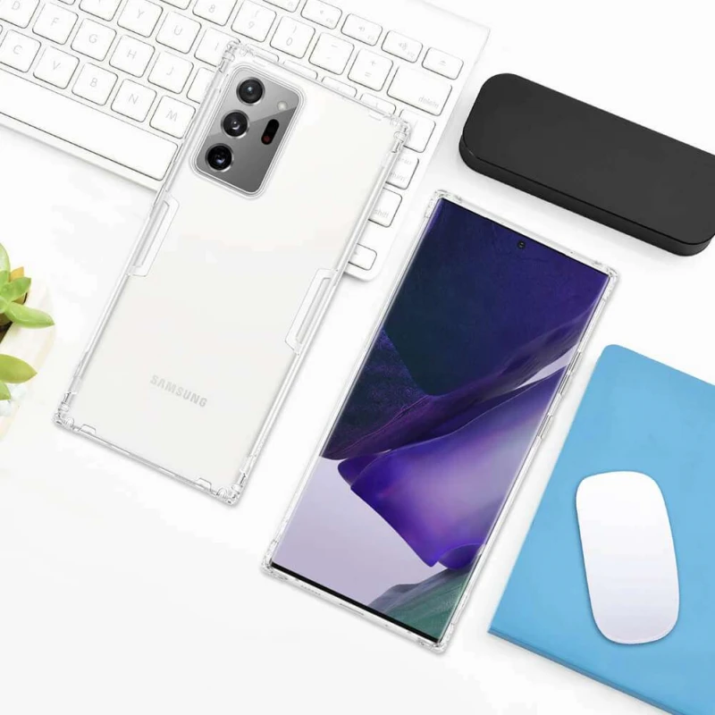 Ультратонкий силіконовий чохол Nillkin на Samsung Galaxy Note 20 Ultra – Безбарвний (прозорий). Фото 8 з 8