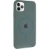 Чехол Silicone Armor Max with MagSafe для Apple iPhone 11 Pro Max (6.5") – Зеленый / Pine green. Фото 4 из 14