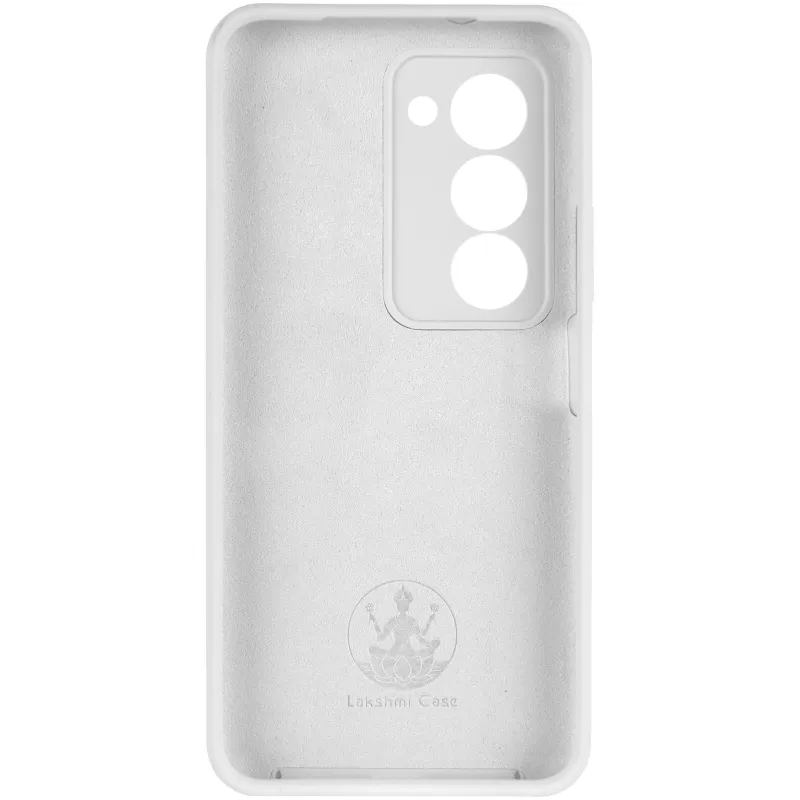 Чехол Silicone Case Lakshmi Premium з закритою камерою на Xiaomi Redmi 15 (EU) – Белый / White. Фото 4 из 6