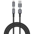 Дата кабель WIWU C077 Cyberlink Type-C to Lightning 27W (1m) – silver. Фото 2 з 5