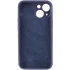 Чехол с защитой камеры Silicone Case для Apple iPhone 14 (6.1") – Темно-синий / Midnight blue. Фото 2 из 3