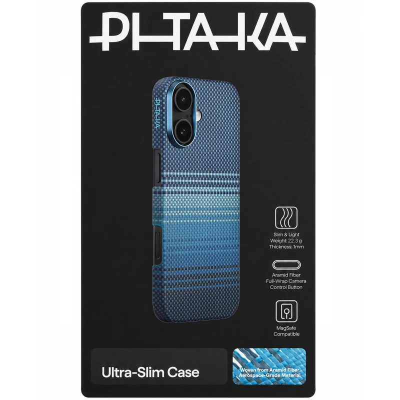 Чехол Aramid Fiber PTK Premium with MagSafe (NFC) для Apple iPhone 17 (6.3") – Moonrise. Фото 3 з 3