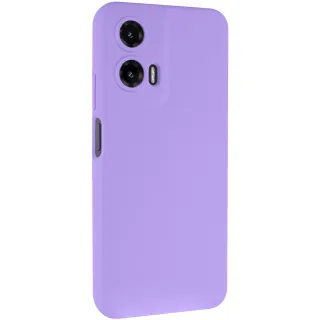 Чехол Silicone Case Lakshmi Premium з закритою камерою на Motorola Moto G35 — Сиреневый / Dasheen