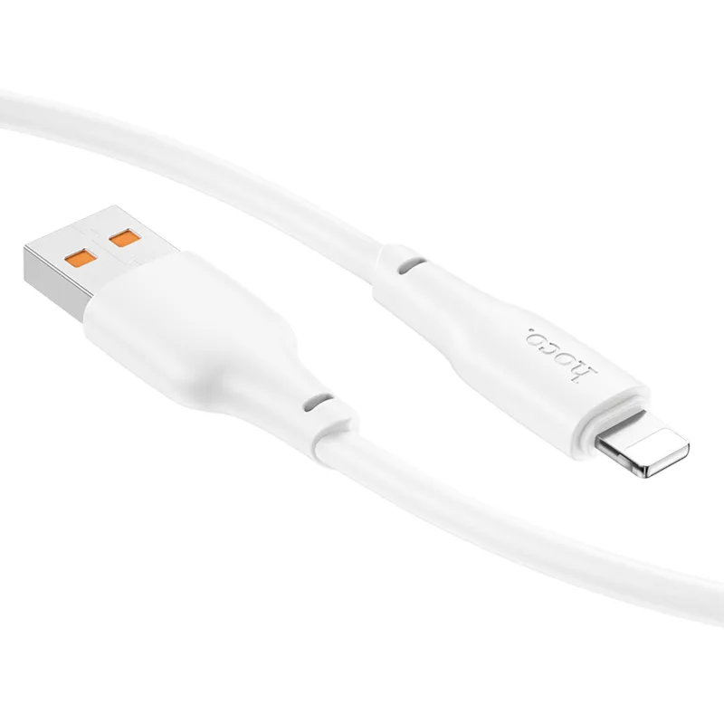 Дата кабель Hoco X93 Force USB to Lightning 20W (2m) – White. Фото 2 з 3