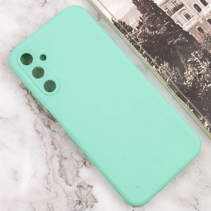 Кольоровий силіконовий чохол із захистом камери на Samsung Galaxy A15 4G/5G – Зелений / Menthol. Фото 3 з 8