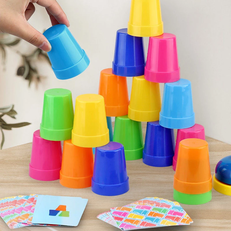 Настільна інтерактивна гра Ummi 22051 Quick Cups – Blue / Orange. Фото 2 з 5
