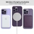 TPU чехол Bonbon с металлическими кнопками та MagSafe на Apple iPhone 12 (6.1") – Фиолетовый / Dark Purple. Фото 3 из 7
