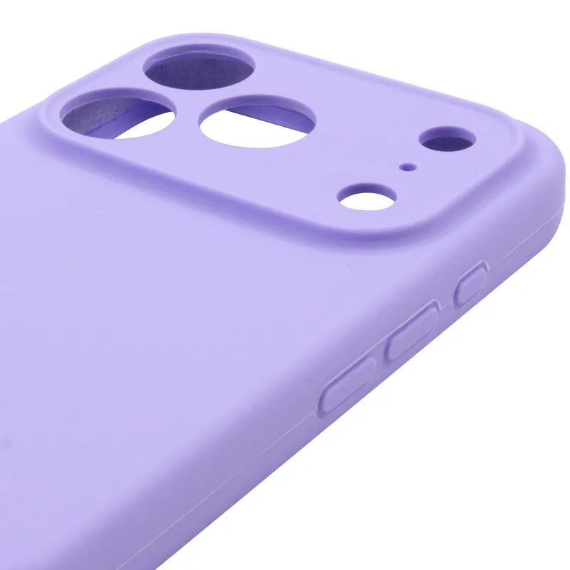 Чехол Silk Full Camera Protective (AA) NO LOGO для Apple iPhone 17 Pro Max (6.9") – Сиреневый / Dasheen. Фото 4 из 5