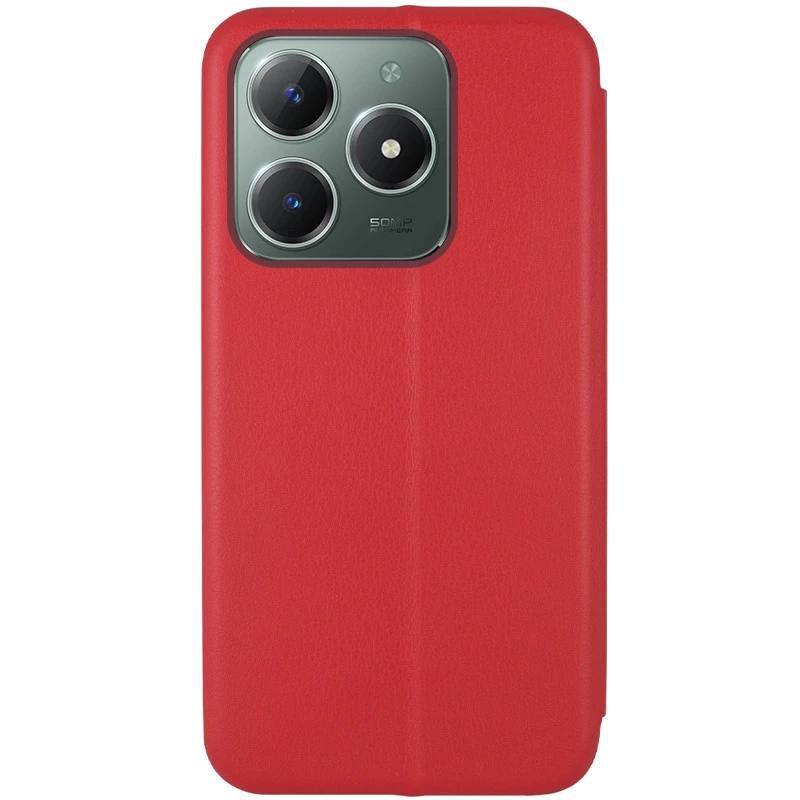 Чехол-книжка классический для Realme Note 50 5G – Красный. Фото 2 из 4