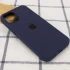 Чохол Silicone Case з закритим низом на Apple iPhone 11 (6.1") – Темно-синій / Midnight blue. Фото 3 з 6