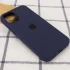 Чохол Silicone Case з закритим низом на Apple iPhone 13 Pro (6.1") – Темно-синій / Midnight blue. Фото 4 з 8