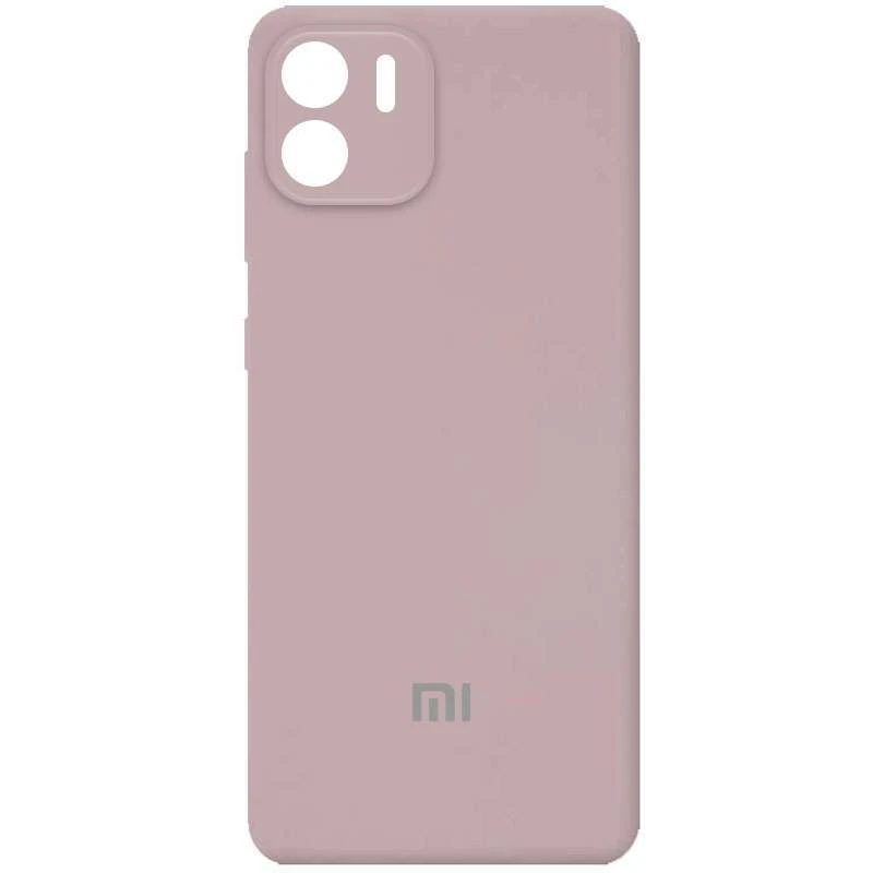 

Чехол Silicone Case с закрытым низом и защитой камеры для Xiaomi Redmi A1 / A2 (Серый / Lavender), Сірий / lavender
