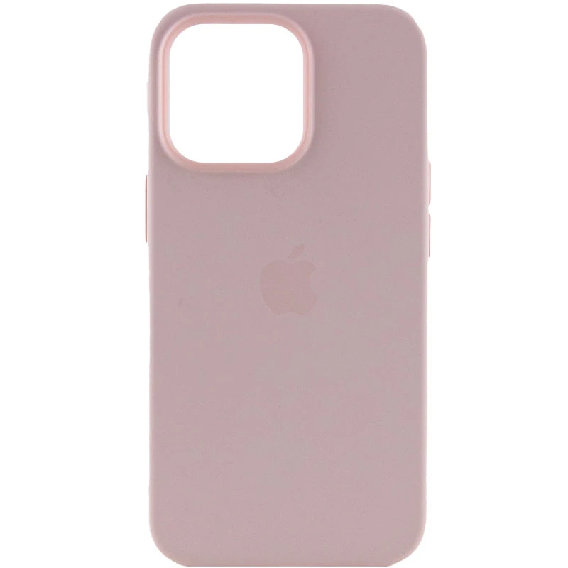 Чохол Silicone case (AAA) with Magsafe and Animation для Apple iPhone 13 Pro (6.1") – Рожевий / Chalk Pink. Фото 2 з 7