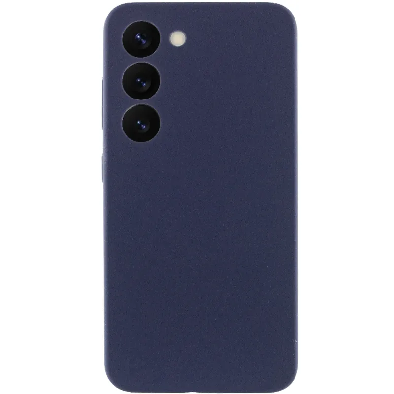Чохол Silicone Case Lakshmi Premium із закритою камерою для Samsung Galaxy S23 – Темно-синій / Midnight blue. Фото 19 з 23