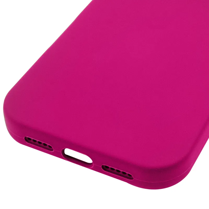 Чехол Silk Full Protective (AA) NO LOGO для Apple iPhone 17 Pro (6.3") – Красный / Rose Red. Фото 6 из 6