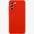 Цветной силиконовый чехол GETMAN с закрытой камерой на Samsung Galaxy S21 – Красный / Dark Red. Фото 1 из 1