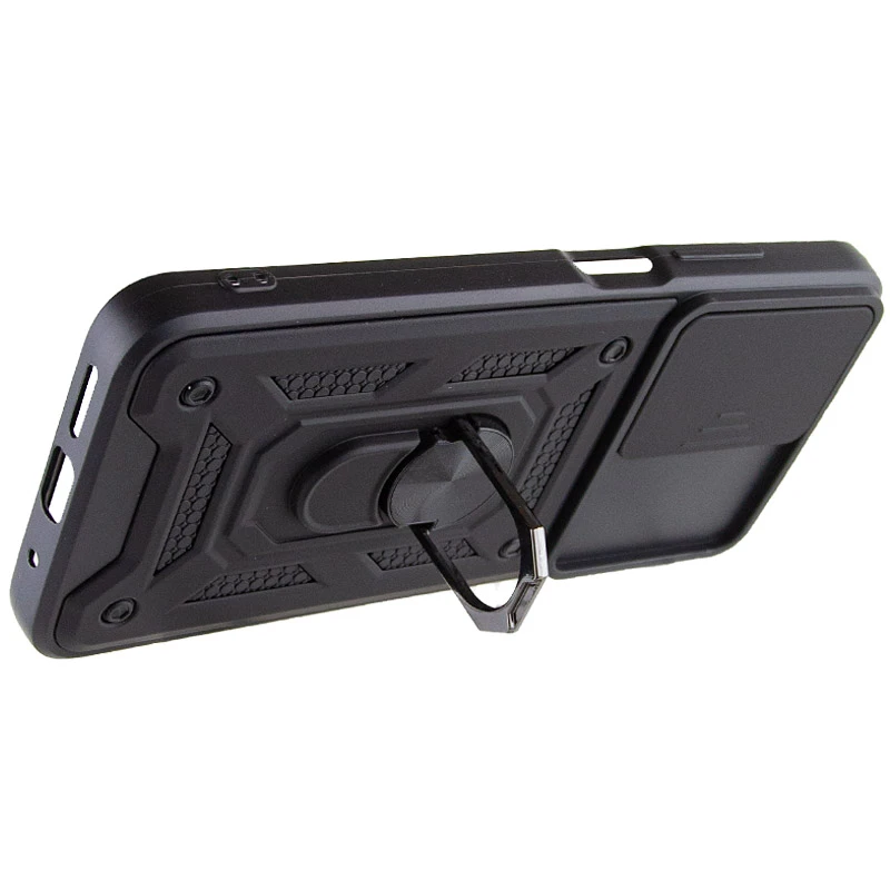 Протиударний чохол Serge Ring з захистом камери на Xiaomi Redmi 10 – Чорний. Фото 7 з 9