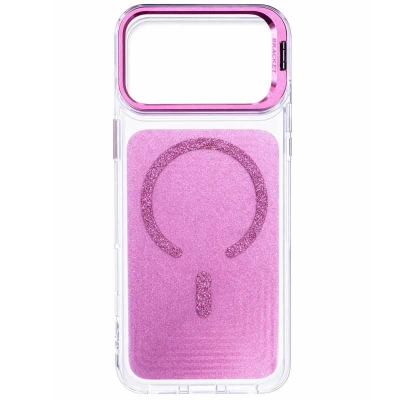 Чехол TPU+PC Jewel Sparkle with MagSafe для Apple iPhone 17 Pro Max (6.9") – Pink Ruby. Фото 1 из 2