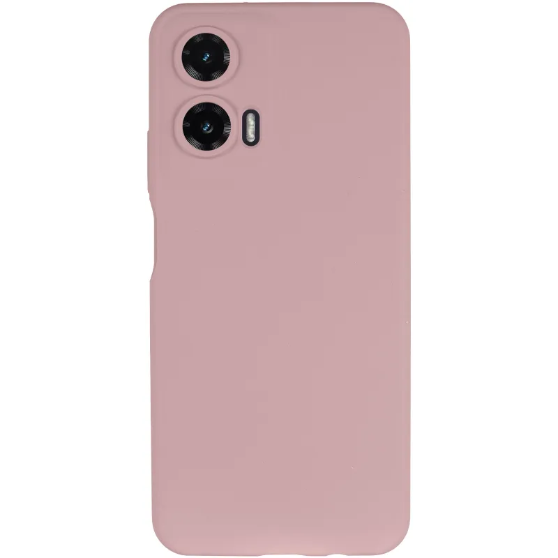 Чехол Silicone Case Lakshmi Premium з закритою камерою на Motorola Moto G35 – Розовый / Pink Sand. Фото 4 из 8