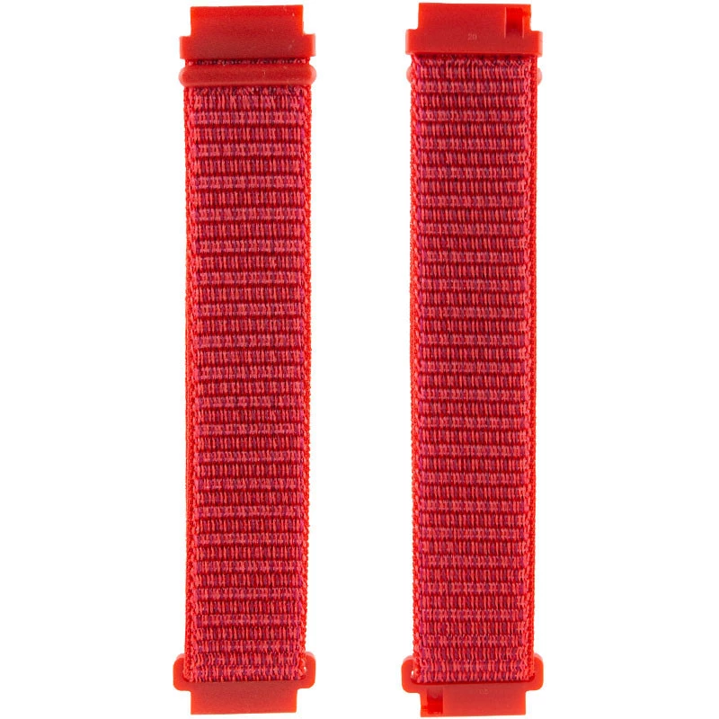 Ремінець Nylon для Smart Watch 20mm – Червоний / Red. Фото 2 з 5