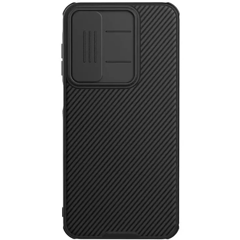 Карбоновая накладка Nillkin Pro со шторкой для камеры для Samsung Galaxy A36 5G – Black. Фото 2 из 6