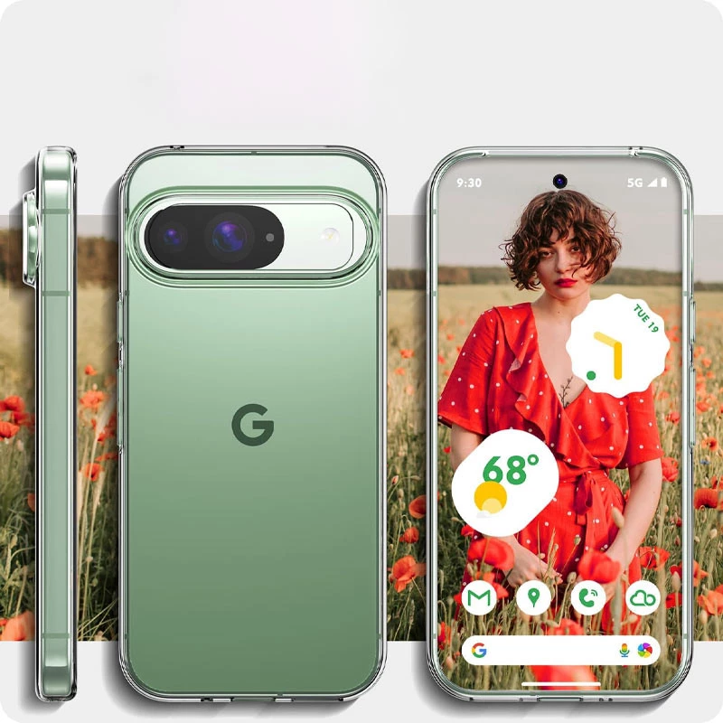 Ультратонкий силіконовий чохол 1,5 мм на Google Pixel 9 Pro XL – Безбарвний (прозорий). Фото 5 з 7