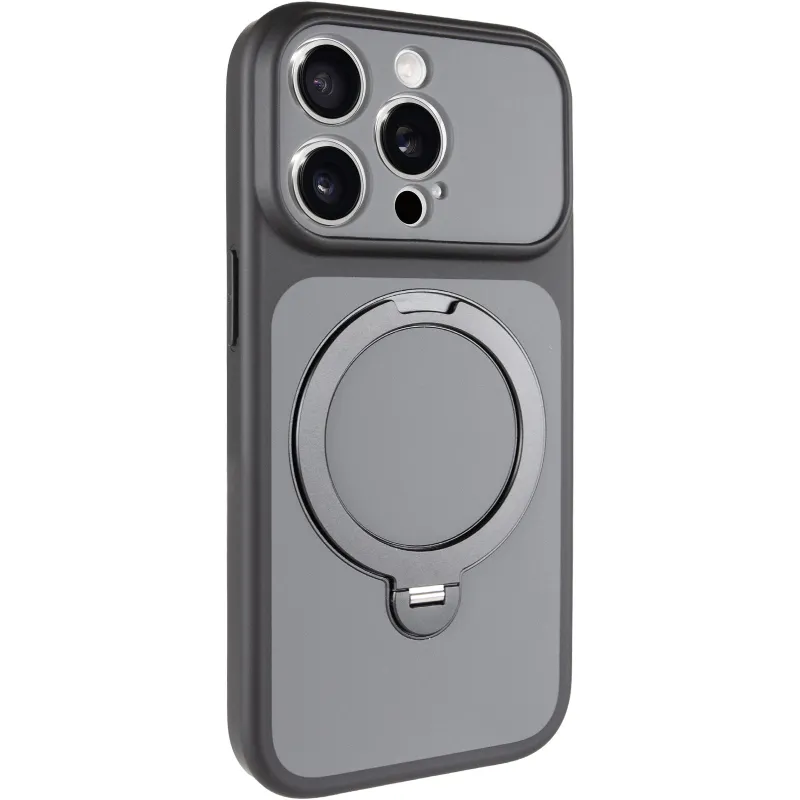 Чохол Ummi Full Camera with Magnetic Fit HQ Ring для Apple iPhone 15 Pro (6.1") – Black. Фото 1 з 10