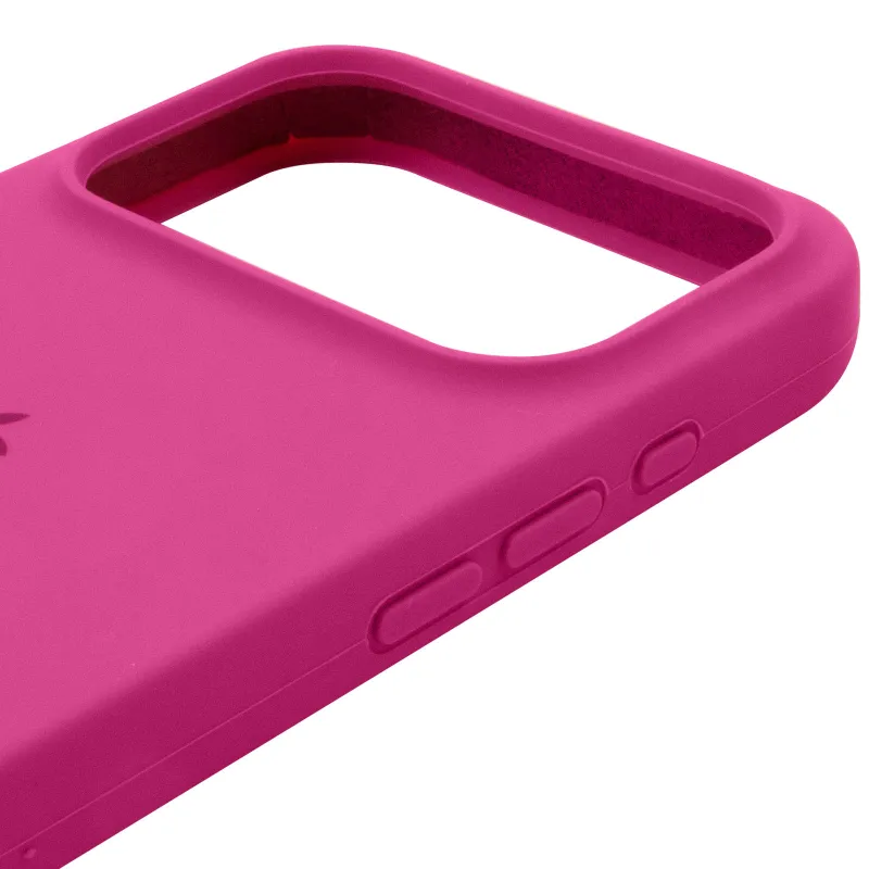 Чехол Silk Full Protective (AA) для Apple iPhone 18 Pro Max – Малиновый / Dragon Fruit. Фото 4 из 5