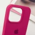 Чохол Silicone Case з закритим низом на Apple iPhone 16 Pro – Червоний / Rose Red. Фото 8 з 11