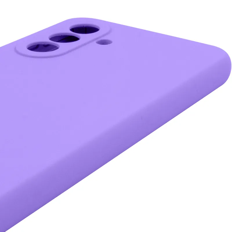 Чохол Silicone Case Lakshmi Premium із закритою камерою для Samsung Galaxy A17 4G/5G – Бузковий / Dasheen. Фото 5 з 16